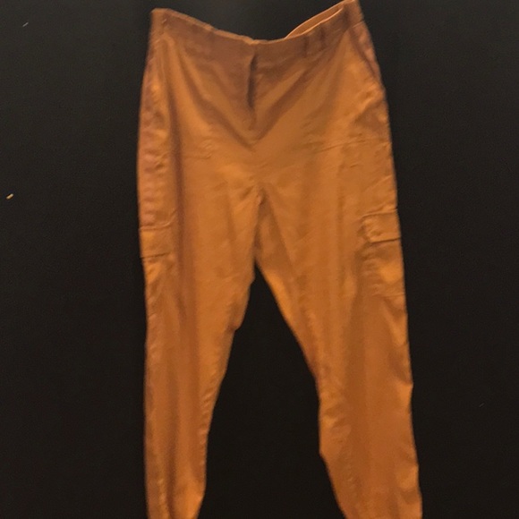 Chicos mustard linen and cotton crop size 1 - Picture 1 of 6